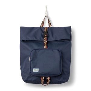 TOMS | Navy Roll-Top Backpack